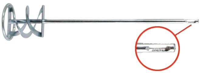 Миксер на перфоратор оцинкованный 80*400мм FIT (1)