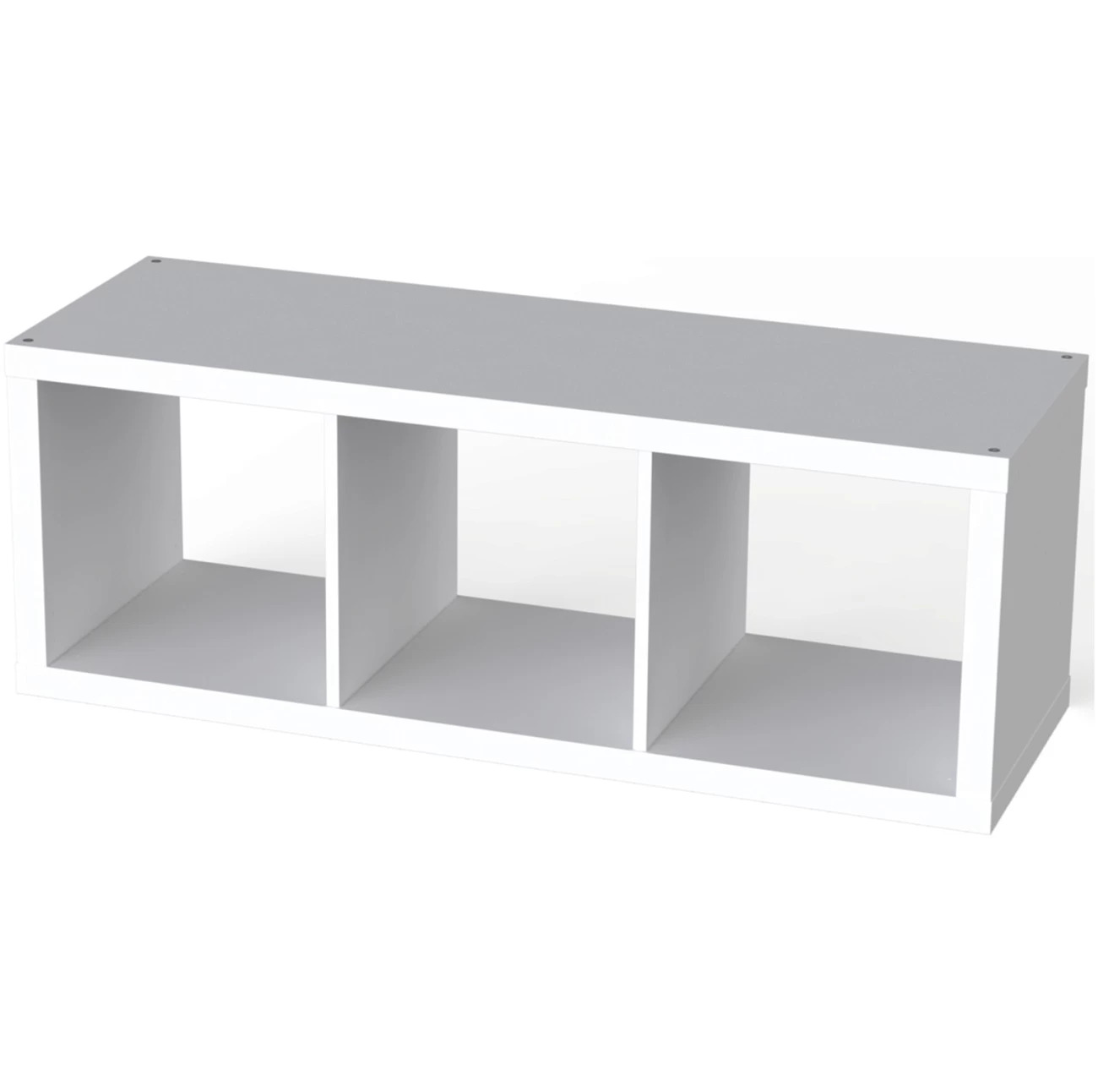 Стеллаж Фора 3 (112х42х38, белый)