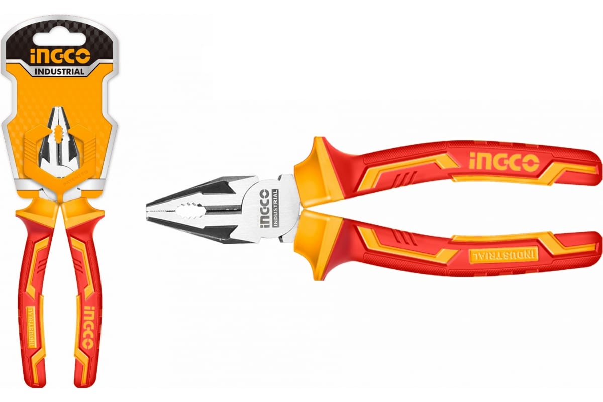 Плоскогубцы диэлектрические 180 мм INGCO HICP28188 INDUSTRIAL