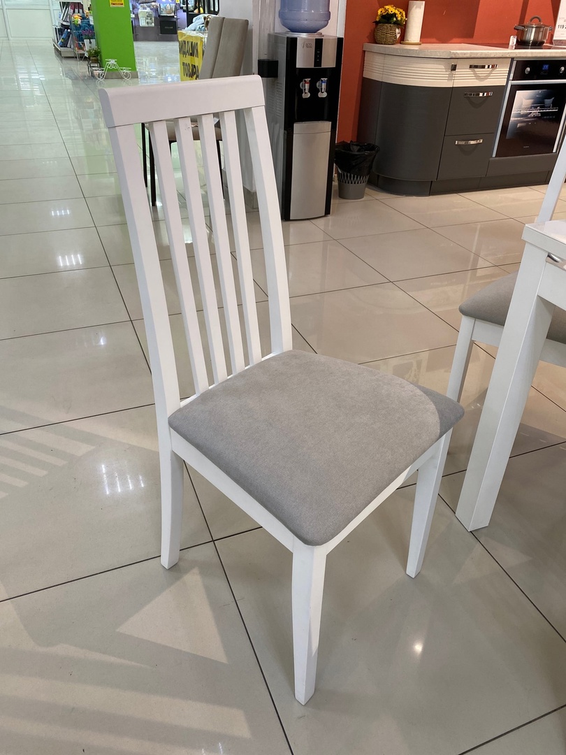 Стул Элиос белый/грета смок