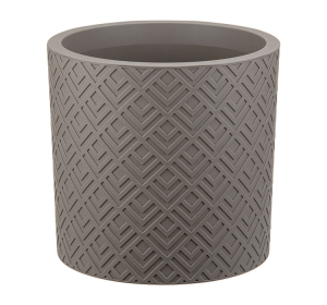 Кашпо "Этна" D200мм 3,4л со вставкой Французский серый (12) М3183