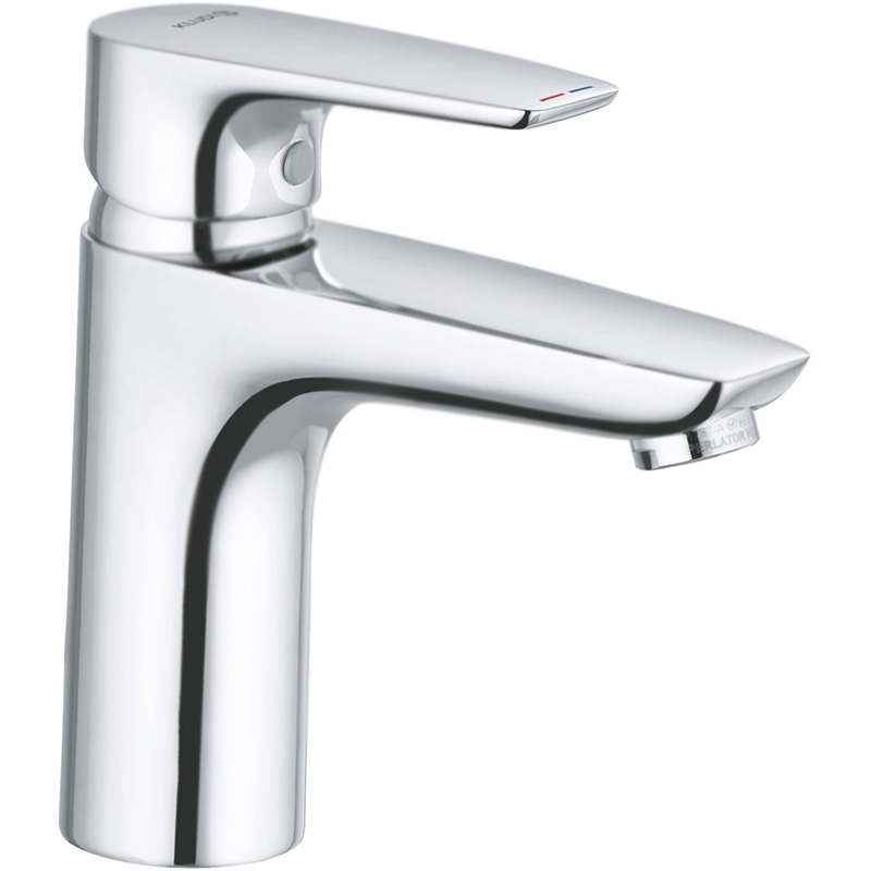 Смеситель PURE SOLID для раковины однорычажный, без донн.клапана (хром)