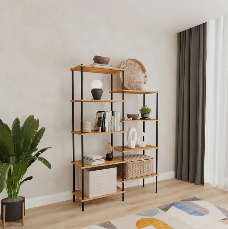 Система стеллажей 49 "НеШкаф" (системы открытого хранения) (Черный)