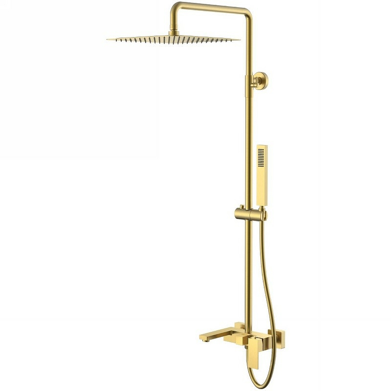 Стойка для душа QUBIC Matt Gold