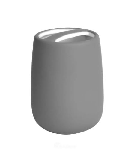 Подставка для зубных щеток Zenfort "Soft", керамика, серый