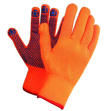 Перчатки акриловые с ПВХ, "ЗИМА" (100)