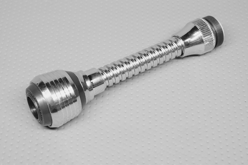 Аэратор с гибким удлинителем 14 см (2 функции) Terma 20395, блистер