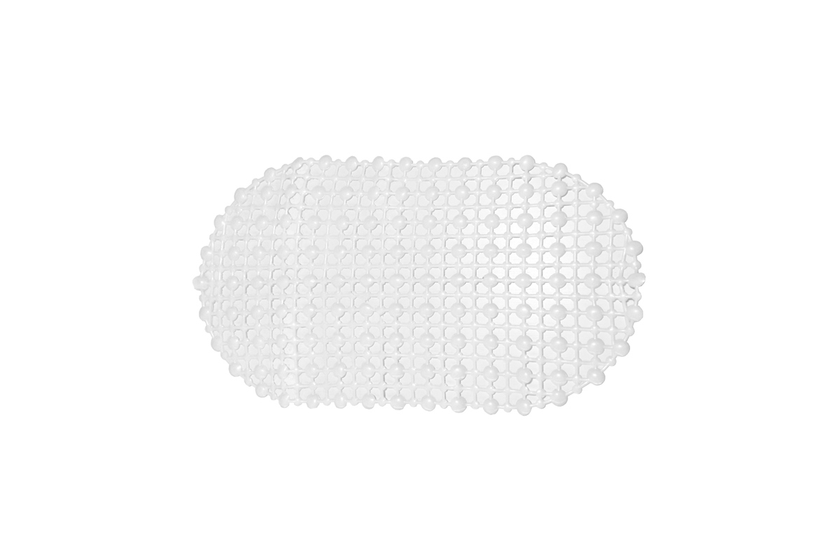 Ковер антискользящий Delphinium коллекция "7040" 70х40 см, серый*****