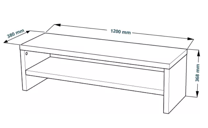 ТВ-тумба Энкель S00142 ТВ12 120х37x38, белый 4