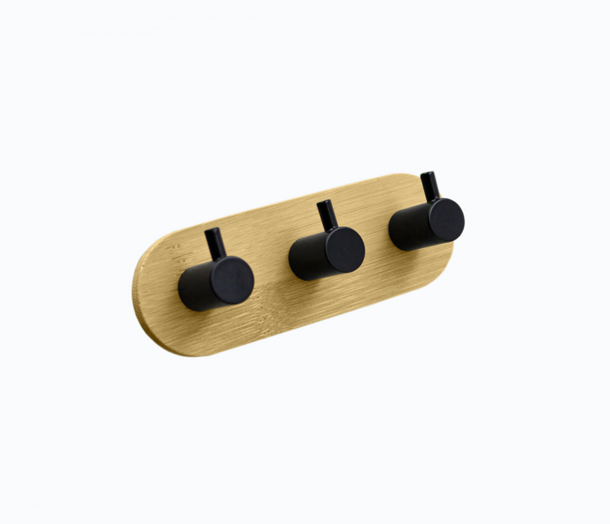 Крючок настенный тройной на бамбуковой основе