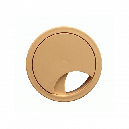 Розетка для компьютер. стола, бежевая (1 шт) - пакет (10)