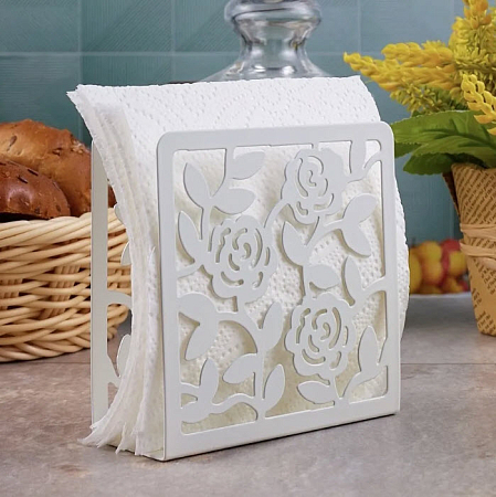 Салфетница, 10х10х3,5см, 2 цветаVETTA ***