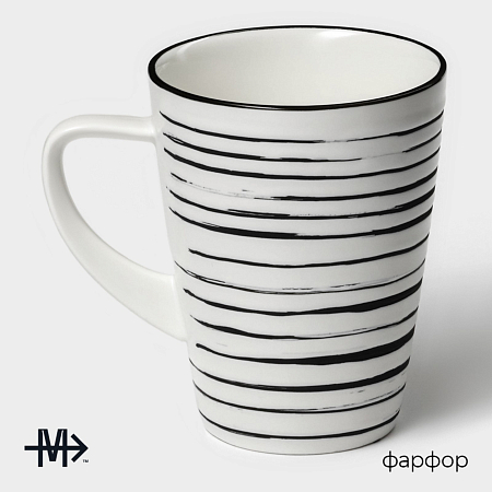 Кружка фарфоровая Magistro Hypnose, 350 мл