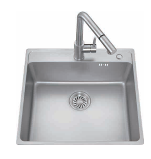 Мойка "Джум" 55x46х20см, нерж.сталь (толщ металла 0,9 мм) без смесителя(_1_)