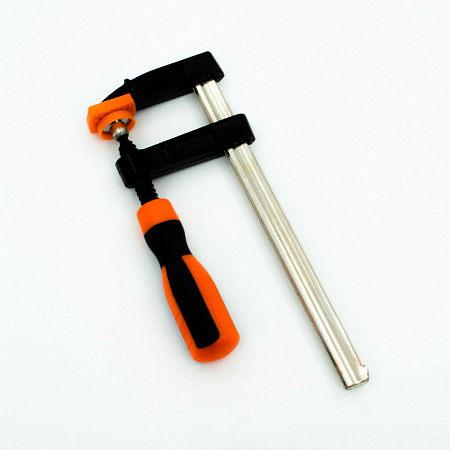 Струбцина Bohrer F-тип 250x50мм (двухкомпонентная рукоятка) (50/10/1)