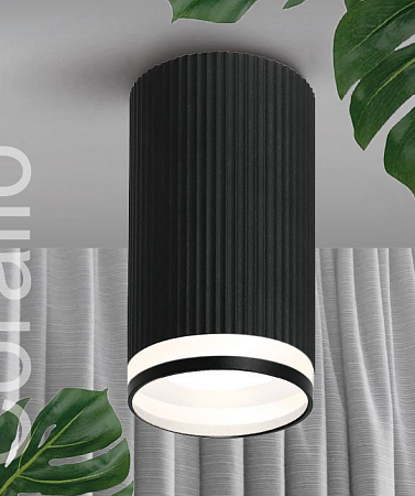 Накладной светильник WOLTA WSL-GU10/03BL под лампу GU10 Чёрный CORALLO