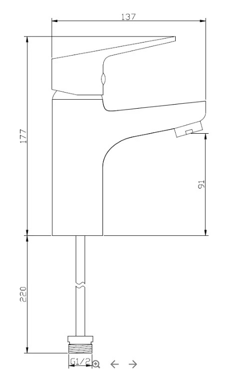 Смеситель Venezia 3 с гигиен. душем, с акс., арт. VE27H-3