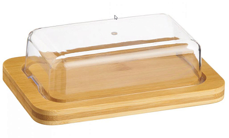 Масленка бамбук 19*12,5*1,5/16*9,5*4,5см №1