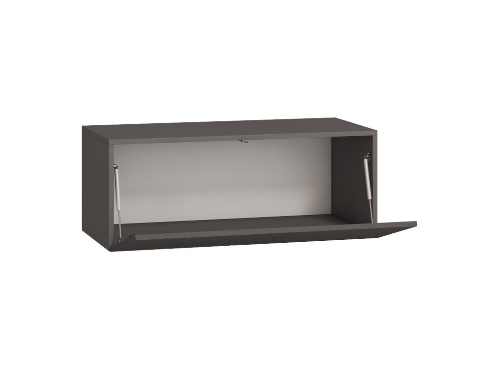 Тумба 1дв. ШЕРЛОК 900  ЛДСП Графит серый/МДФ Графит