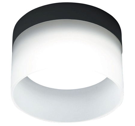 Светильник потолочный черный 12W 220V GX53 HL453(__)