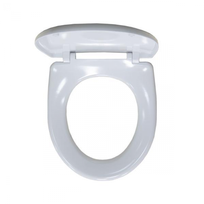 Сиденье для унитаза бел. жесткое "Бриз" (1)