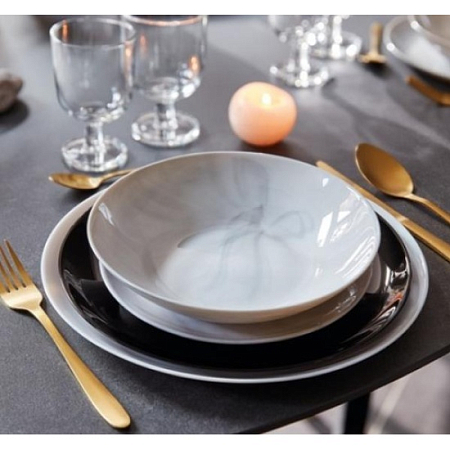 Тарелка обеденная ДИВАЛИ МАРБЛ 25см