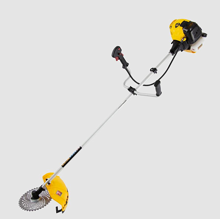 Триммер бензиновый DTL-52, 52 см3, неразъемная штанга// Denzel