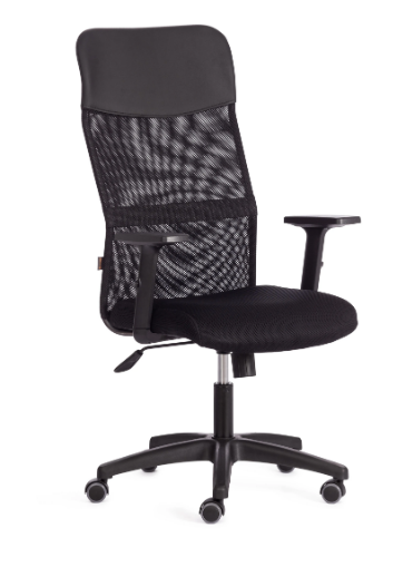 Кресло PRACTIC PLT [ткань/кож/зам, черный, TW-11 / W-11 / 36-6 ]