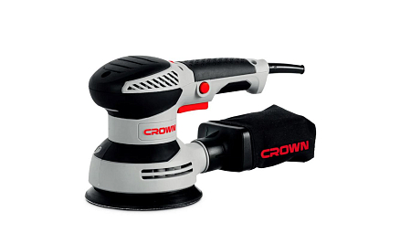 Эксцентриковая шлифовальная машина CROWN CT13663V 320Вт, 125мм