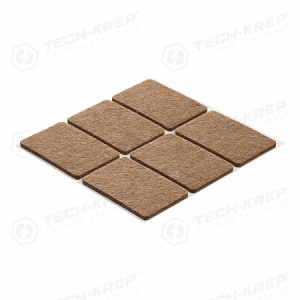 Пункты самоклеящиеся, фетр., 25х50, тёмный (6 шт) - пакет (10)