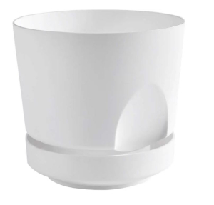Кашпо "Тренд" (0,8л.) Цв. Белый (Арт. КШ-4160)