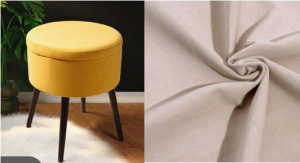 Пуф 01 Roy, 1шт.(Velutto 04,Velutto 04,Velutto 04,3,Опора конус, цвет черный, матовый)