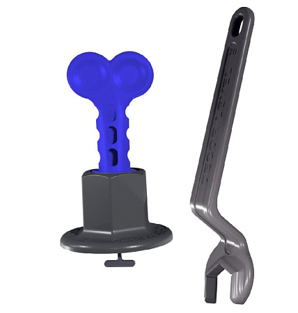 СВП многоразовая DECOR 1,0 мм, 50 шт. + ключ (10шт/20шт)