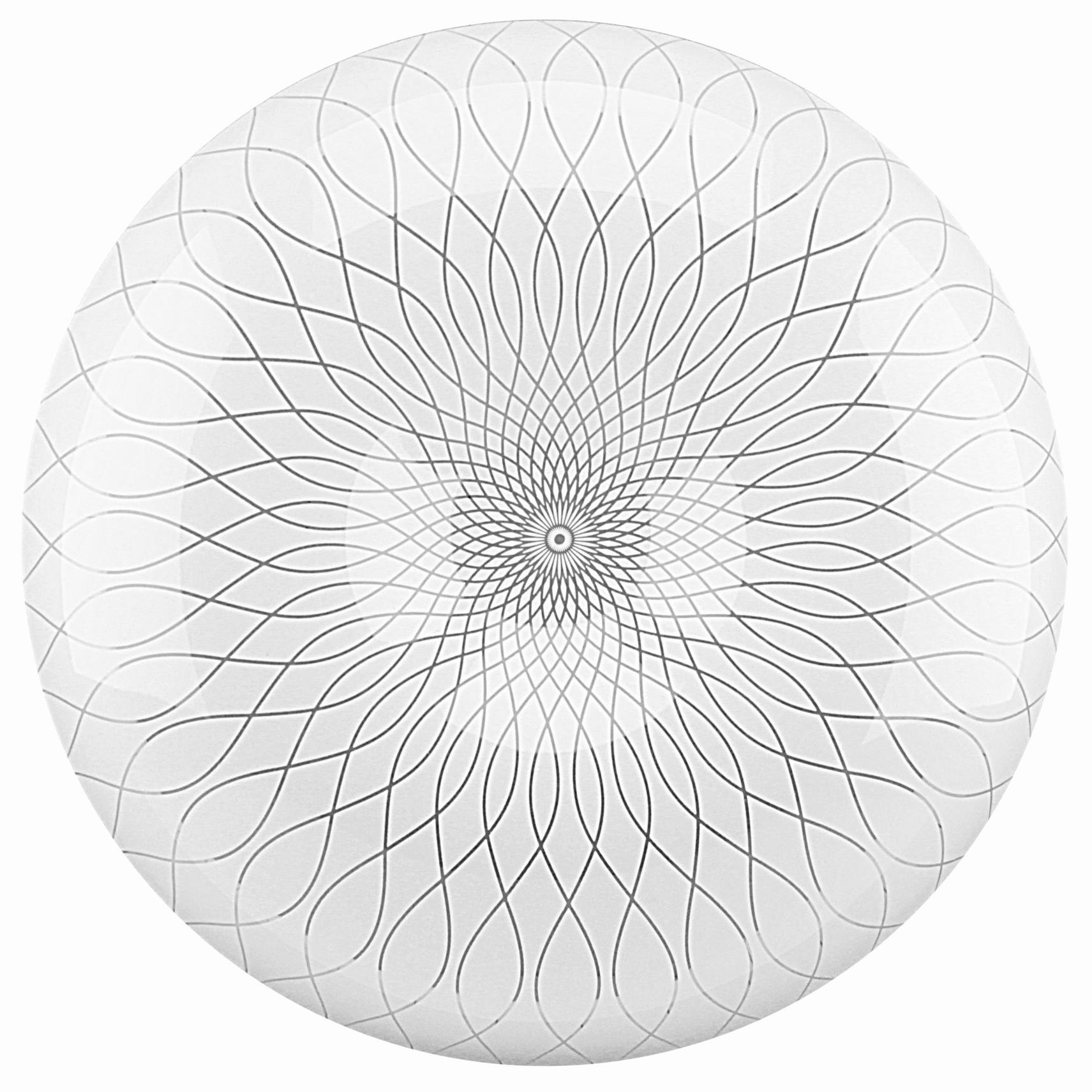 Светильник светодиодный (потолочный) СЛЛ 034 12Вт 6K Лилия CN (233x76)