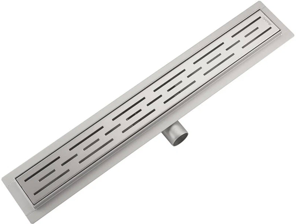 Трап душевой из нержавеющей стали 70х800 мм GAPPO (сухой и мокрый затвор) (5)