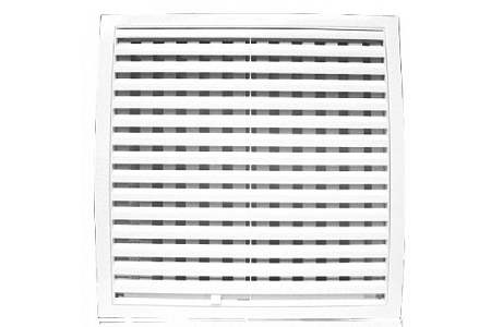 Решетка вентиляц регулируемая с динамичными жалюзи 20х20 РРП (40)