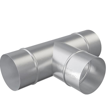 Тройник TPG D100 оцинк.сталь ERA PRO (21)