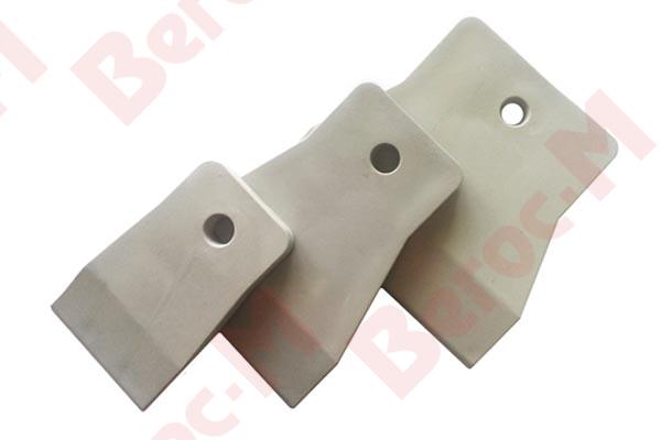 Шпатель резиновый "888" белый 80мм (5)