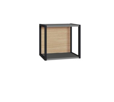 Полка Марвэл 16.487 (Темно - серый U2601, Плэйн)														