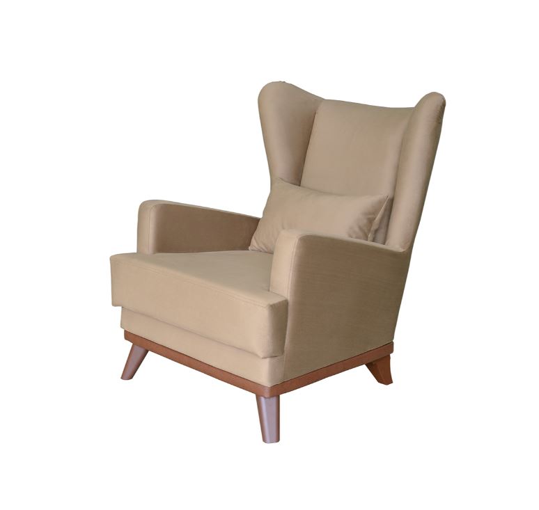 Кресло для отдыха Оскар (Арт. ТК 312 Tolido 03 (медово-коричневый), Поларис браун к/з)												