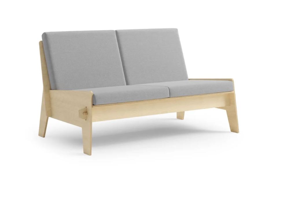 Диван ПОРТУ тк. Тиса светло-серый