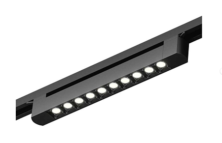 Трековый светодиодный светильник WOLTA WTL-20W/04B 20Вт 4000К 1800лм IP40 поворотный черный (25)