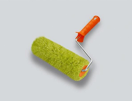 Валик зеленый полиакрил 240 мм, d 42 мм, бюгель 8 мм, ворс 18 мм, "PROFI" (40шт/уп)