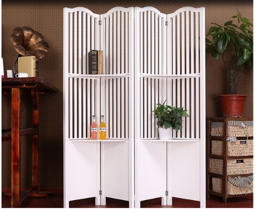 Ширма 4 двери с полками