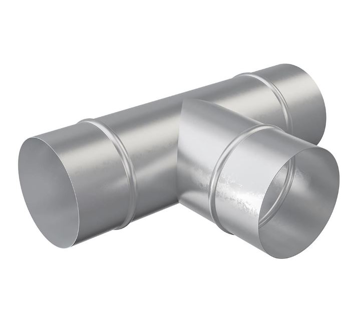 Тройник TPG D200 оцинк.сталь ERA PRO (12)