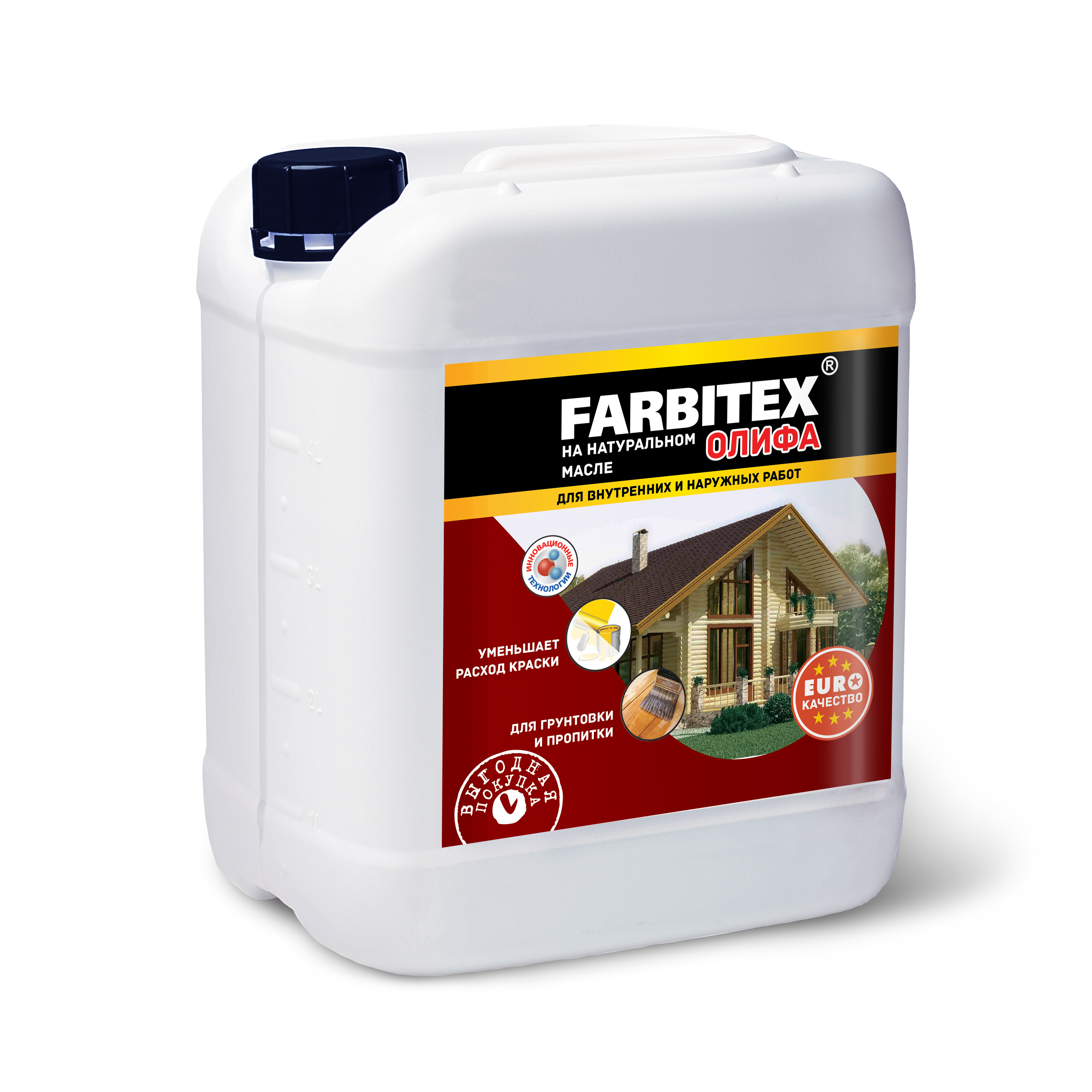 Олифа 10л Оксоль Farbitex (1/60)