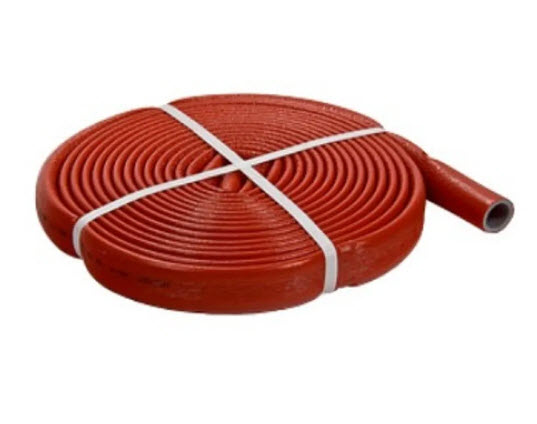 Теплоизоляция СУПЕР ПРОТЕКТ с печатью VALTEC, 28 (4мм) бухта 10м КРАСНЫЙ