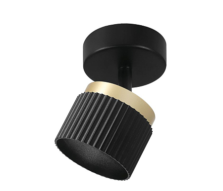 Накладной светильник WOLTA MUSE под лампу GX53 Черный/Золото Белый/Золото (50)