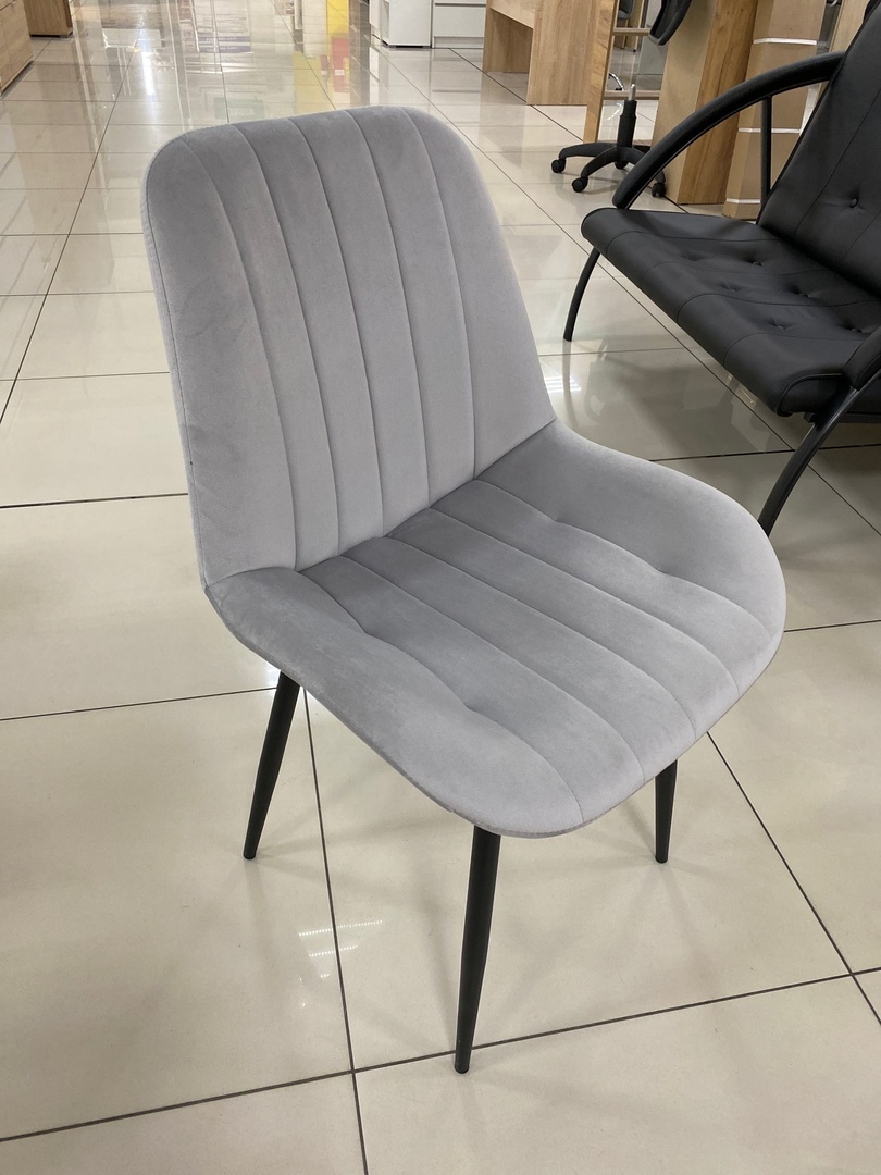 Кресло МАРТИН, велюр КОНФЕТТИ СИЛЬВЕР