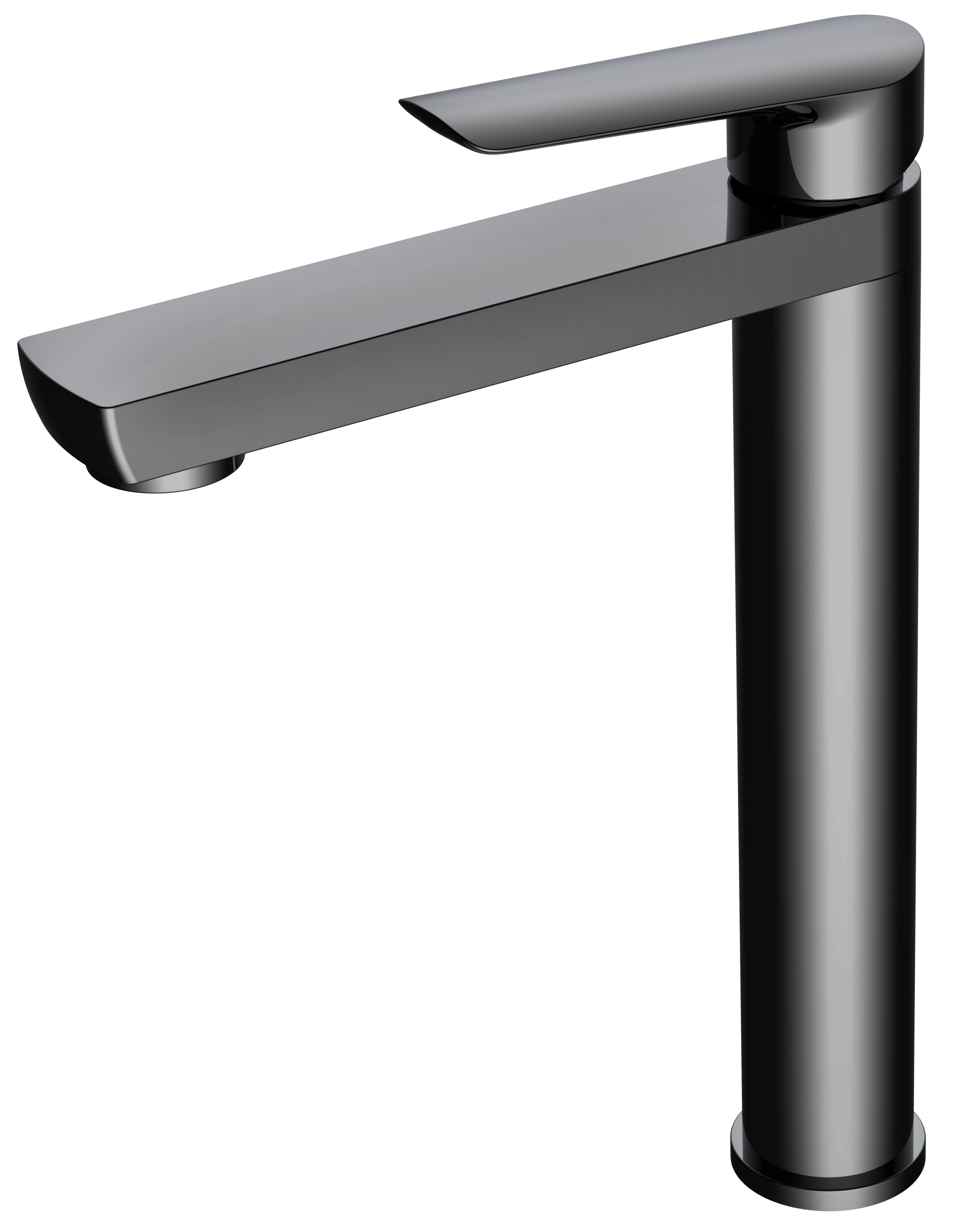 Смеситель Lagos Gun Metal для раковин, высокий, арт. LG25GM